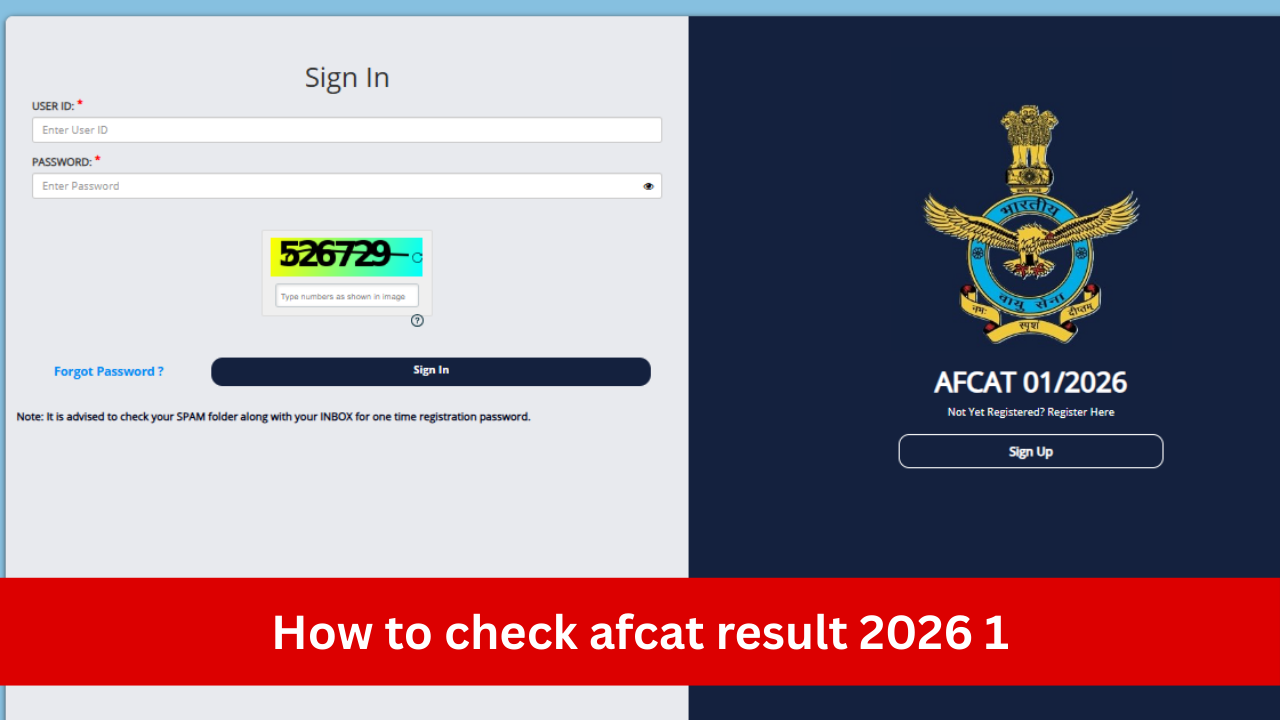 AFCAT Result 2026